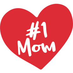#1 Mom Conversation Heart