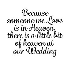 heaven at our wedding cut file svg