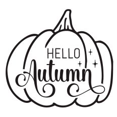 Hello Autumn Pumpkin