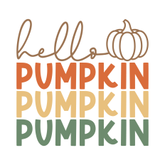 Hello Pumpkin SVG | Fall SVG | Autumn SVG