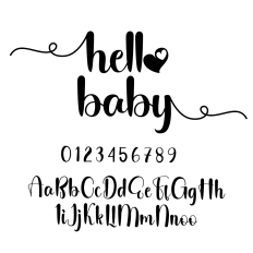 Hello Baby Font