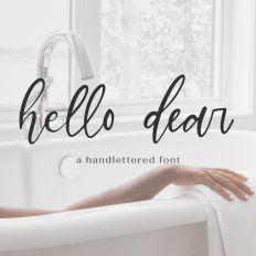 Hello Dear Script Font