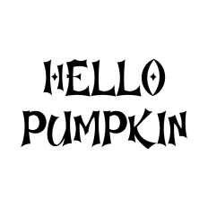 Hello Pumpkin Font