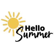 Hello Summer, Sunshine, Beach