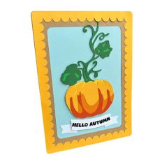 Hello Autumn Card - 5 x 7