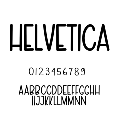 Helvetica Font