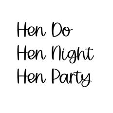 hen do hen party hen night svg x 3 files