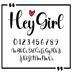 Hey Girl Font