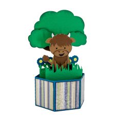 Highland Cow Pop Up