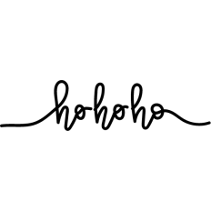 hohoho text