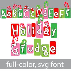 Holiday Grudge Color Font