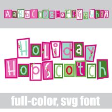 Holiday Hopscotch Hoho Color Font