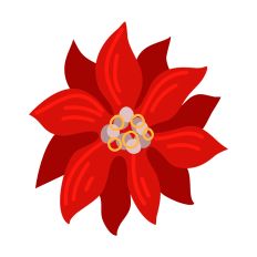 Christmas Decoration Holiday Poinsettia