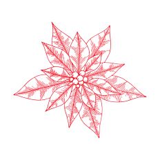 Christmas Decoration Holiday Poinsettia