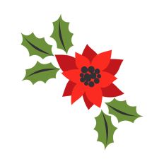Christmas Decoration Holiday Poinsettia