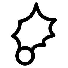Holly Outline