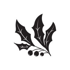 Holly silhouette
