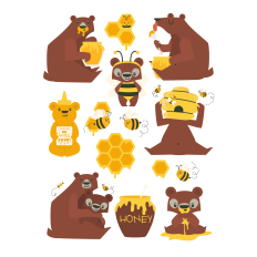 Honey Bear Stickers