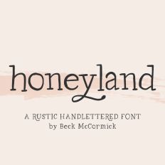 Honeyland Rustic Serif Font