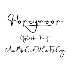 Honeymoon Font