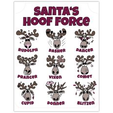 SANTAS REINDEERS HOOF FORCE PORTRAITS OVERVIEW