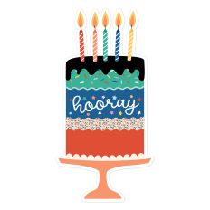 Hooray Birthday Cake