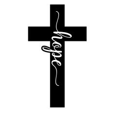 Hope Cross SVG Cut File