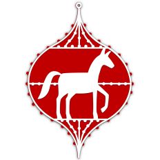 Horse Christmas Bauble