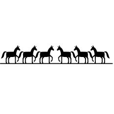 Horse Border or Frieze