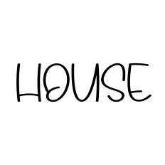 House Handwritten Font