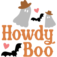 Howdy Boo Ghosts