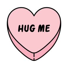 Candy Heart SVG | Valentine's Day SVG | Valentine's Day Clipart