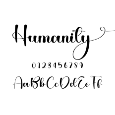 Humanity Font