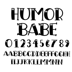 Humor Babe Font