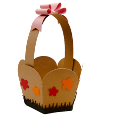 Basket with flowers