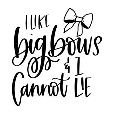 I Like Big Bows and I Cannot Lie