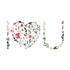 Floral Art for Valentine's Day