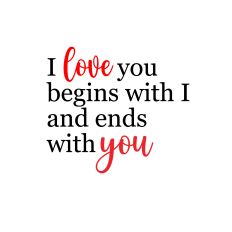 i love you svg