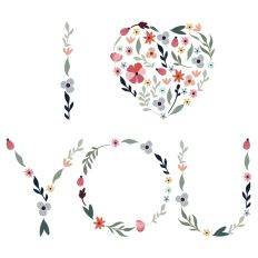 Floral Art for Valentine's Day