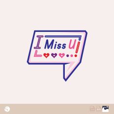 Miss You Design for Silhouette Cut Machines
