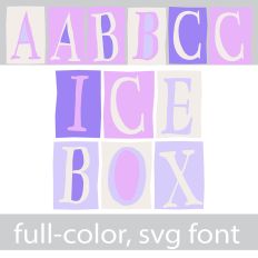 Ice Box Color Font
