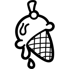 simple ice cream icon