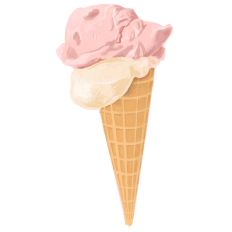 Melty Ice Cream Cone Print & Cut