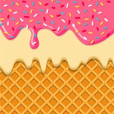 Ice Cream Cone Background 