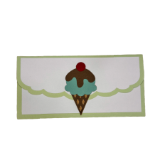  Birthday Money Gift Envelope Ice Cream Cone