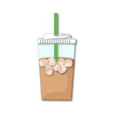 Iced coffee Cut File