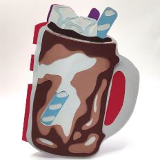 Iced Coffee Pop Up Card | Perfect for Birthday, Thinking of You, Thank you & All Occasions | Great Gift for Coffee Lovers