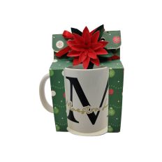 Mug box with Christmas star flower