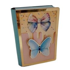 book box with butterfly