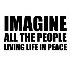 IMAGINE all the people svg